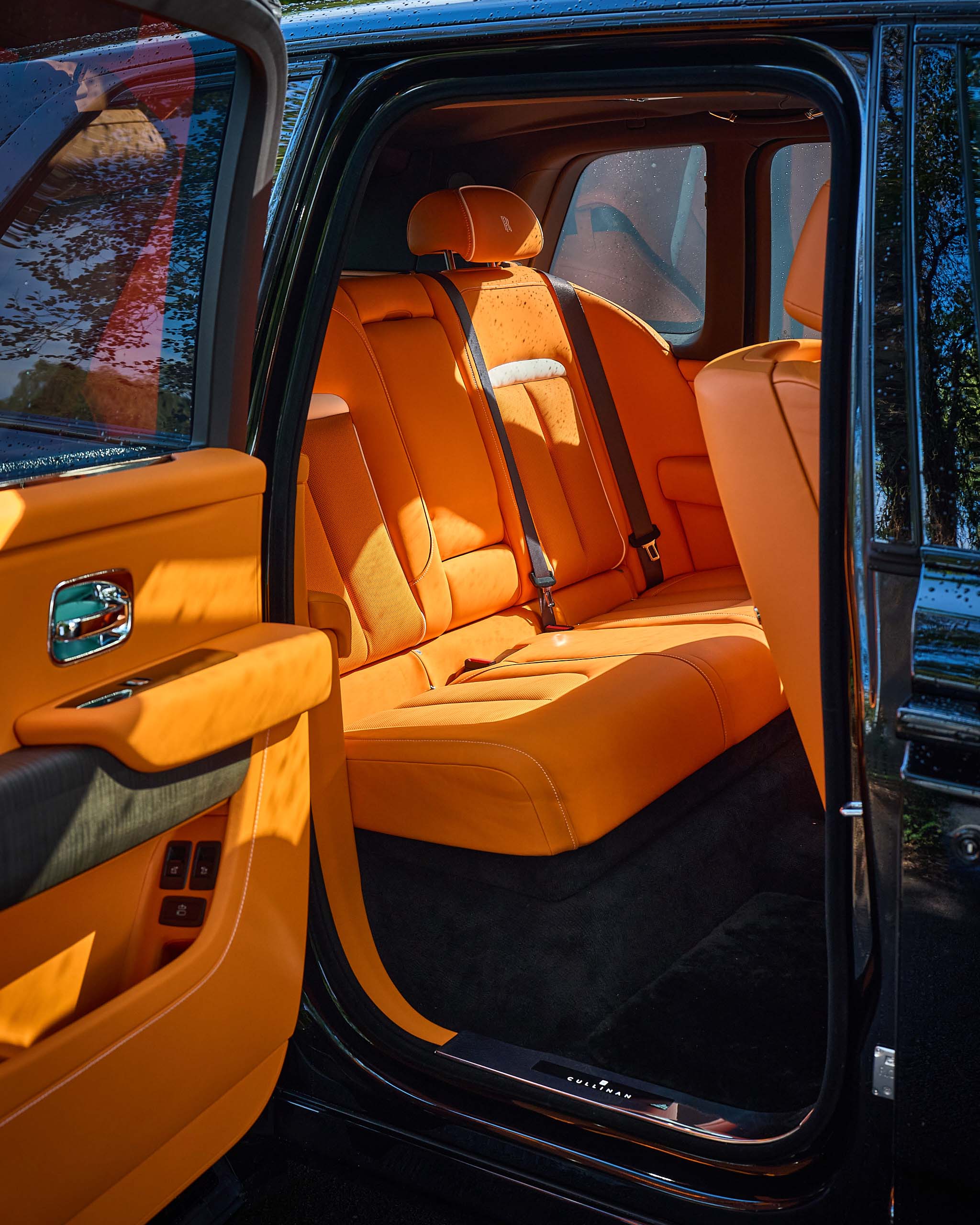 Rolls Royce Cullinan rear seat by Matthew Brown Photography